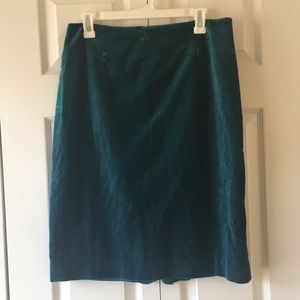 Blue Apostrophe knee length skirt